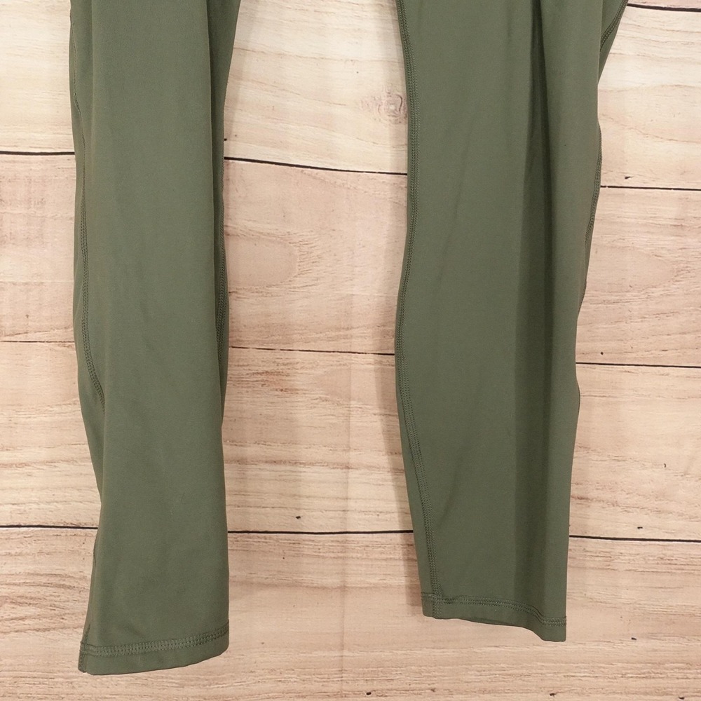 All In Motion Leggings Womens XXL Green Ankle High Rise Pockets Zip Pocket - Picture 4 of 11